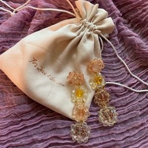 For Love and Lemons Bouquet Beaded Earrings